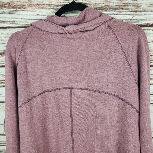 Lululemon Womens Size 12 Heathered Misty Merlot Coast Easy Wrap Jacket       #46 - Picture 12 of 16